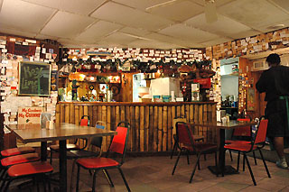 Inside the Crack'd Conch Seafood restaurant