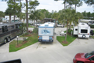 Spots at the Emerald Coast RV Beach Resort