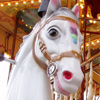 carousel on boardwalk